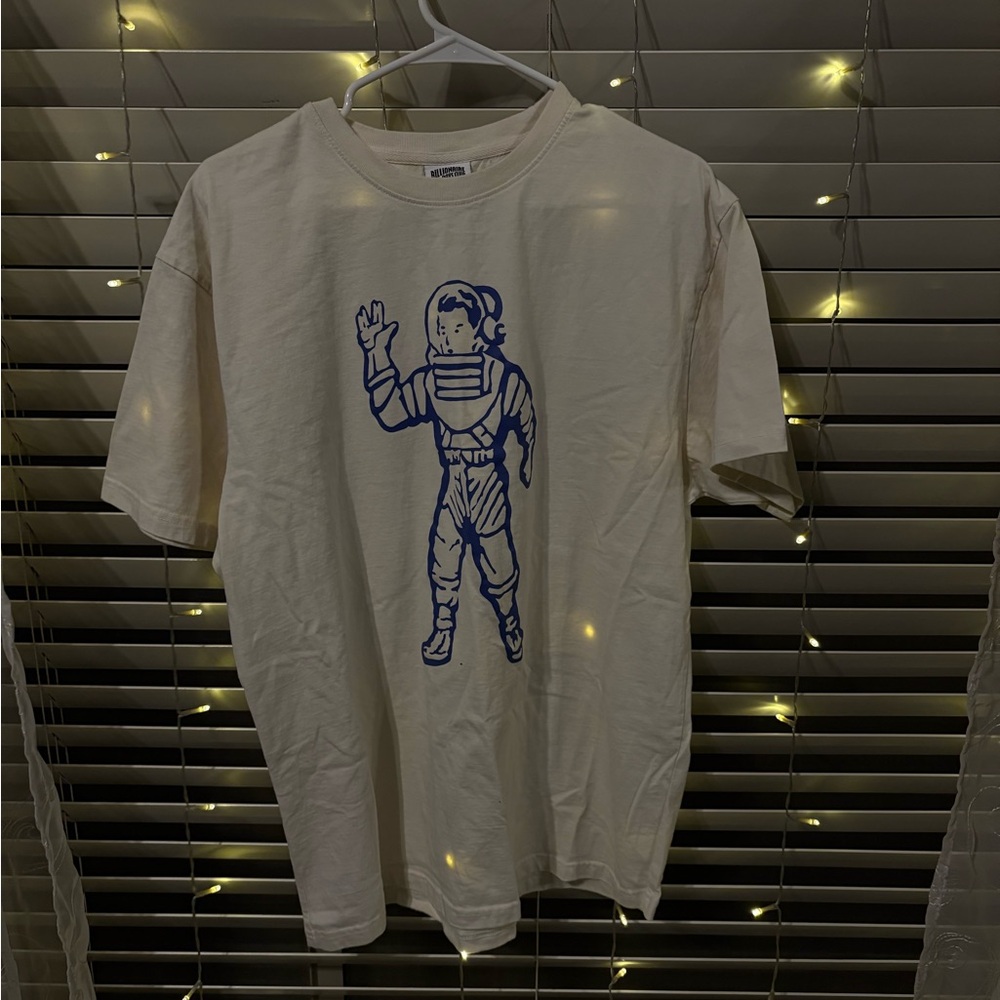 Billionaire Boys Club Cream and Blue Short Sleeve Tee